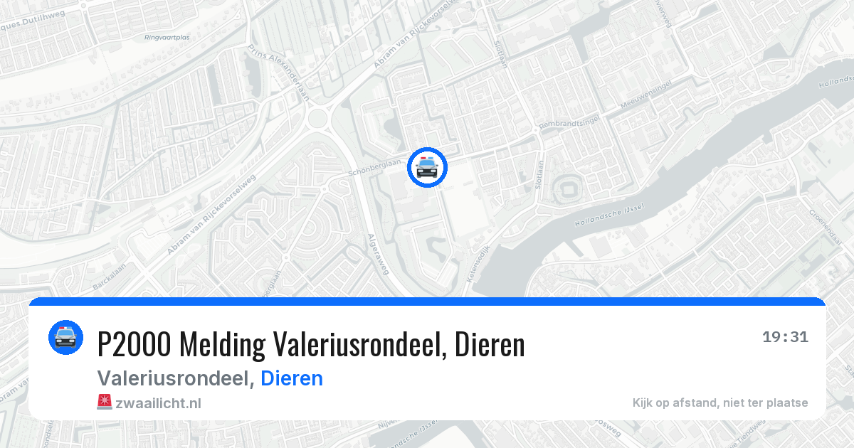 P2000 Melding Valeriusrondeel, Dieren — 3 apr 2026
