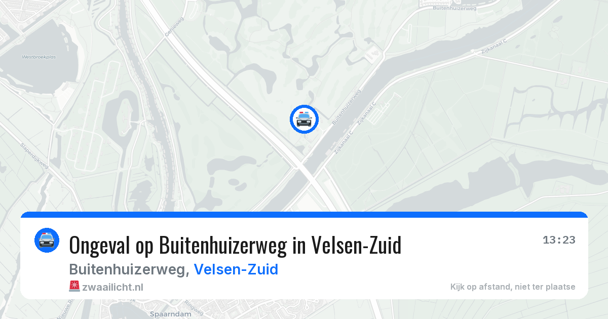 Ongeval op Buitenhuizerweg in Velsen-Zuid — 3 jun 2026