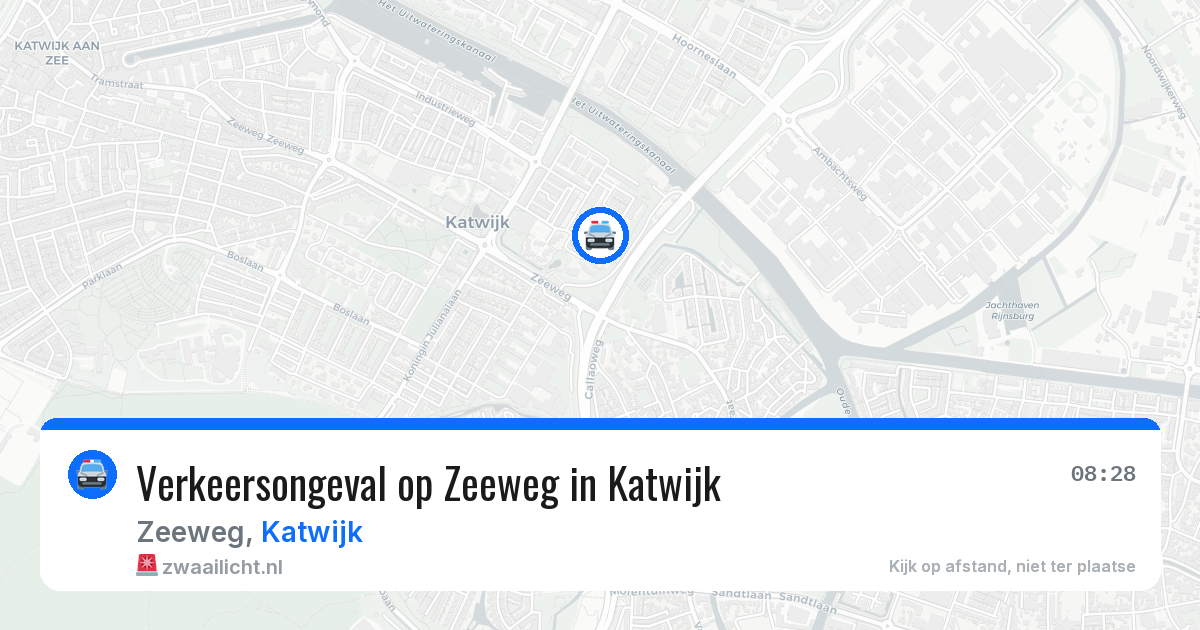 Verkeersongeval op Zeeweg in Katwijk — 9 apr 2026