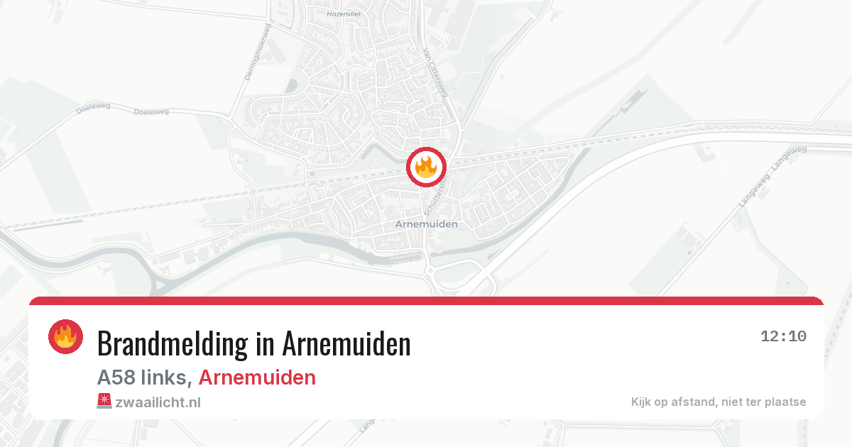 Brandmelding in Arnemuiden — 1 jul 2026