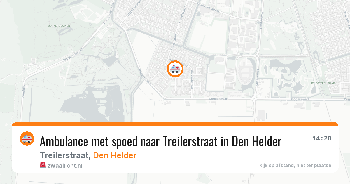 Ambulance met spoed naar Treilerstraat in Den Helder — 11 feb 2026