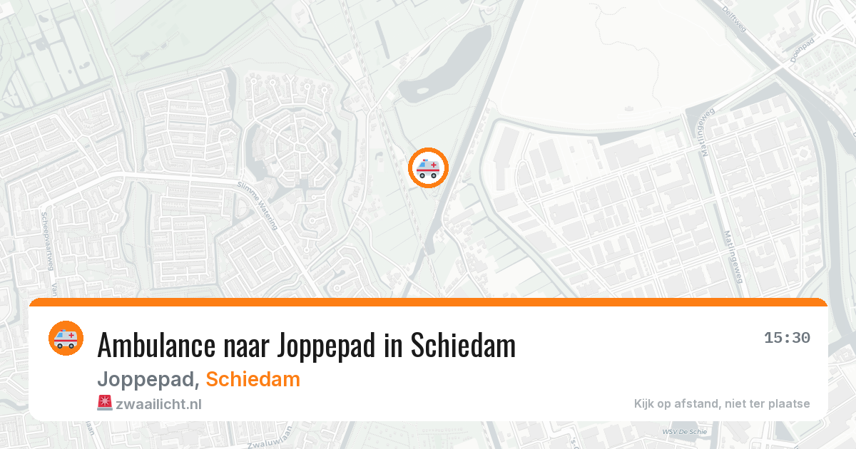 Ambulance naar Joppepad in Schiedam — 21 apr 2026