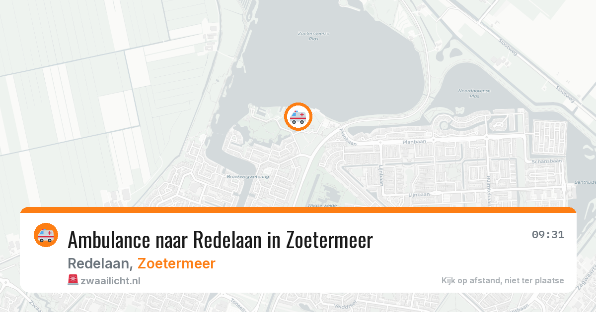 Ambulance naar Redelaan in Zoetermeer — 29 jun 2026