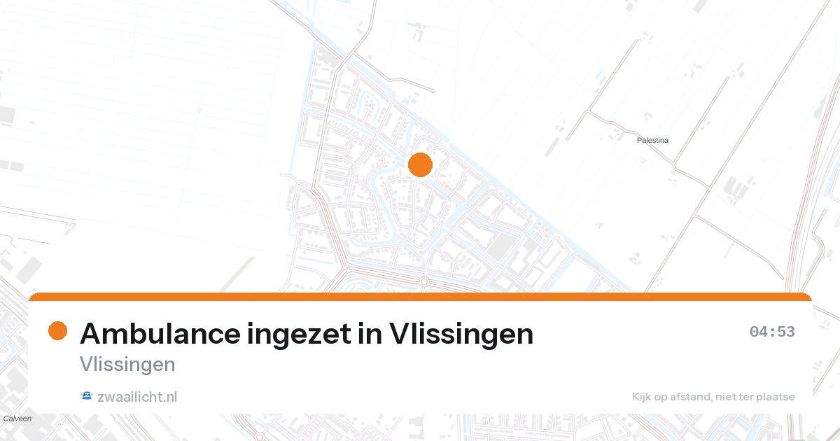 Ambulance ingezet in Vlissingen — 7 feb 2026