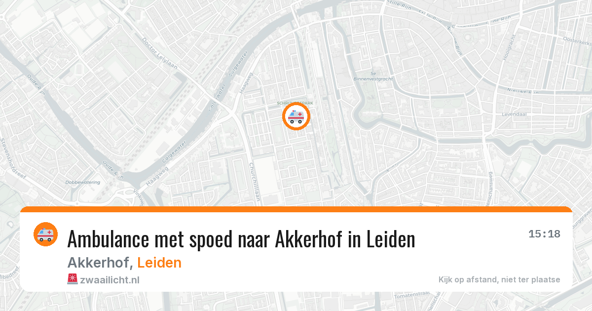 Ambulance met spoed naar Akkerhof in Leiden — 7 feb 2026