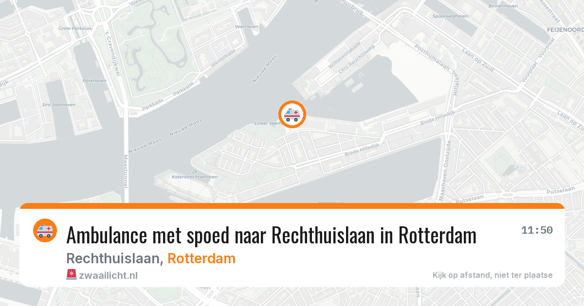 Ambulance met spoed naar Rechthuislaan in Rotterdam — 30 jan 2026