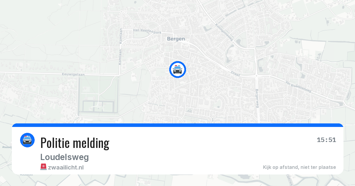 Politie melding — 7 mei 2026