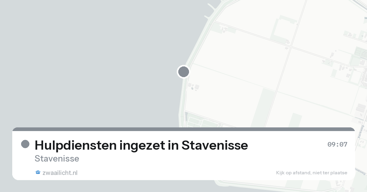 Hulpdiensten ingezet in Stavenisse — 13 aug 2026 | 🚨 Zwaailicht.nl