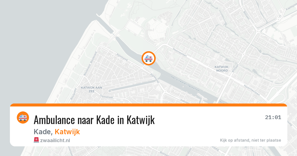 Ambulance naar Kade in Katwijk — 30 jul 2026