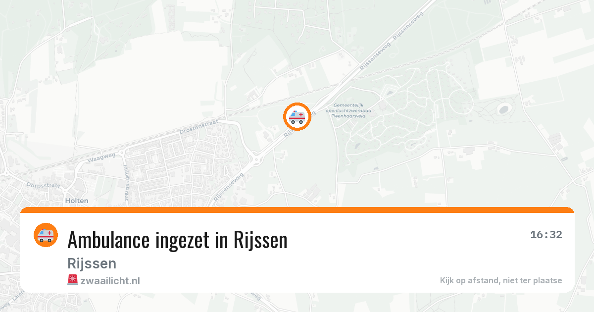 Ambulance ingezet in Rijssen — 28 jan 2026