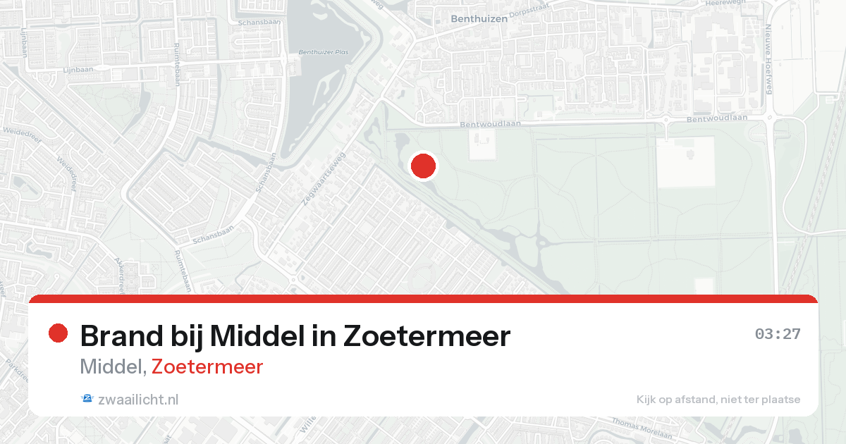 Brand bij Middel in Zoetermeer — 8 feb 2026
