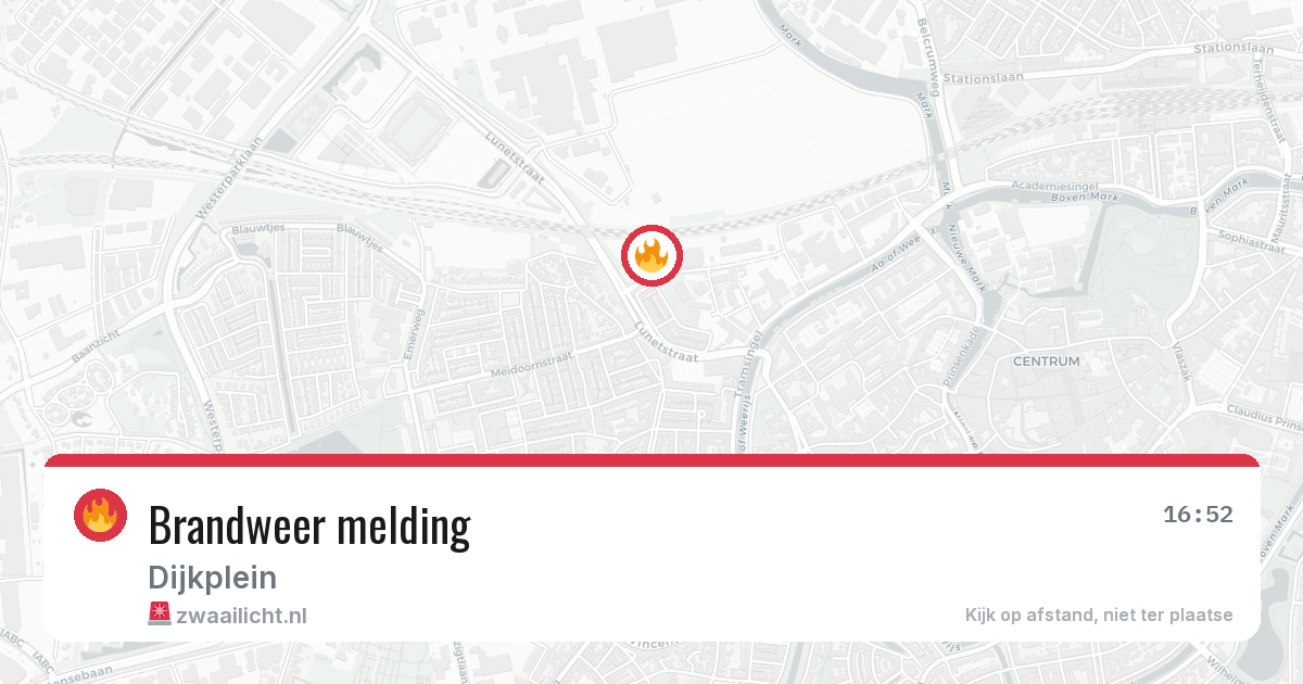 Brandweer melding — 3 apr 2026