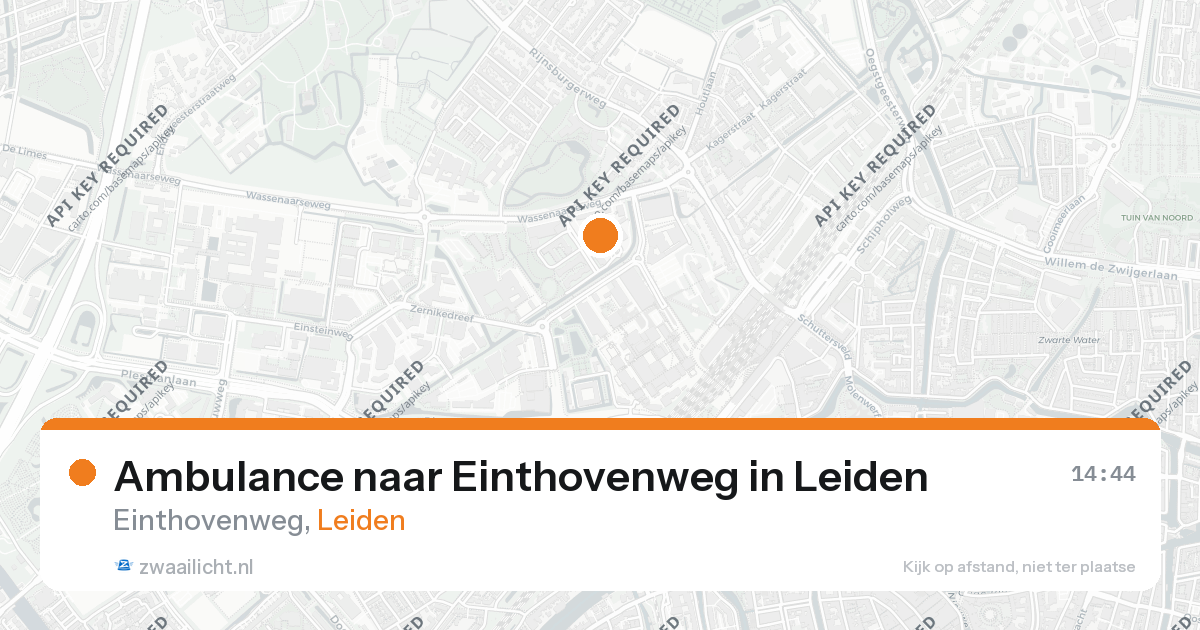Ambulance naar Einthovenweg in Leiden — 25 feb 2026