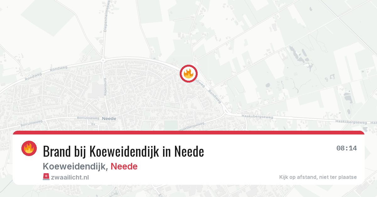 Brand bij Koeweidendijk in Neede — 28 jun 2026