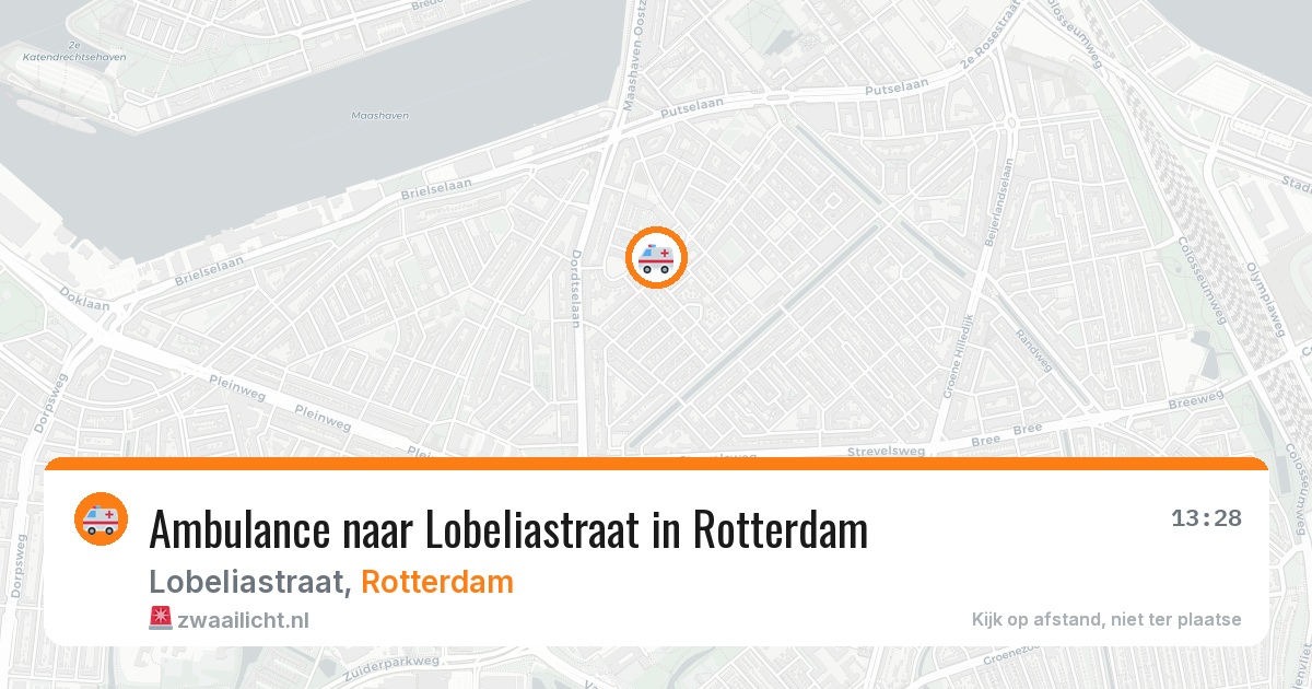 Ambulance naar Lobeliastraat in Rotterdam — 17 mrt 2026