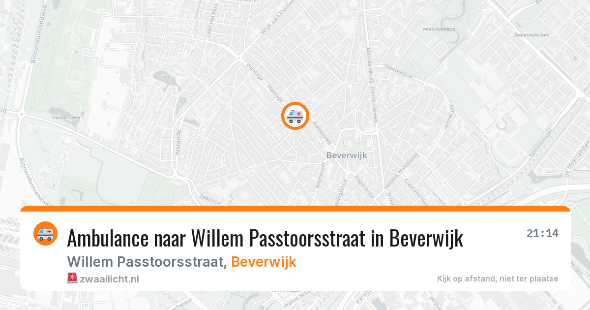 Ambulance naar Willem Passtoorsstraat in Beverwijk — 27 mrt 2026