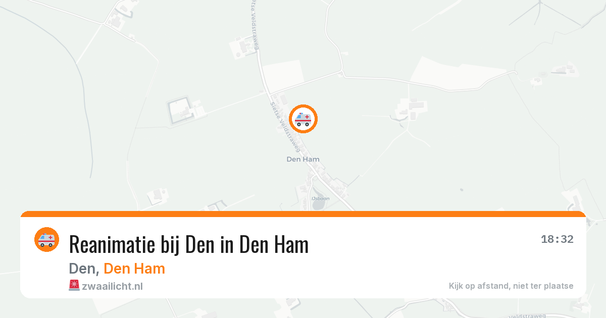 Reanimatie bij Den in Den Ham — 20 feb 2026