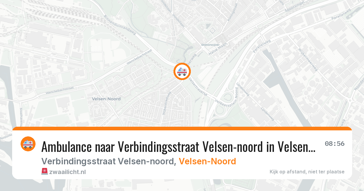 Ambulance naar Verbindingsstraat Velsen-noord in Velsen-Noord — 25 jun 2026