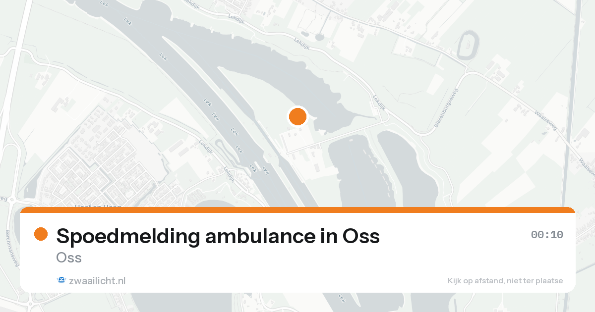 Spoedmelding ambulance in Oss — 7 feb 2026