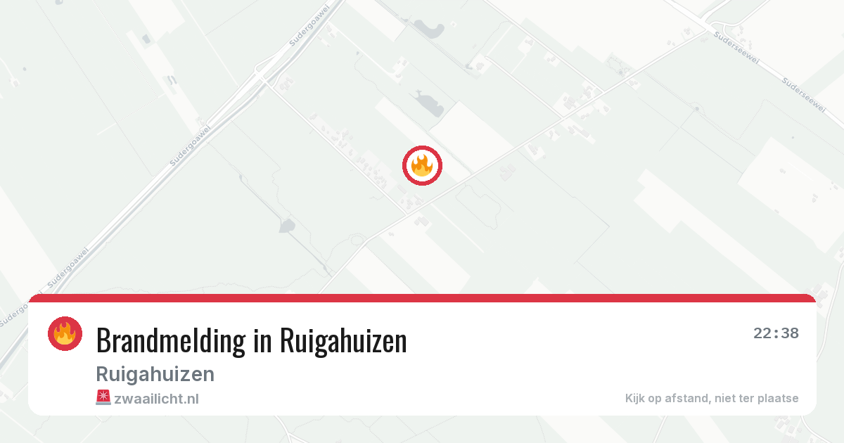 Brandmelding in Ruigahuizen — 27 jun 2026