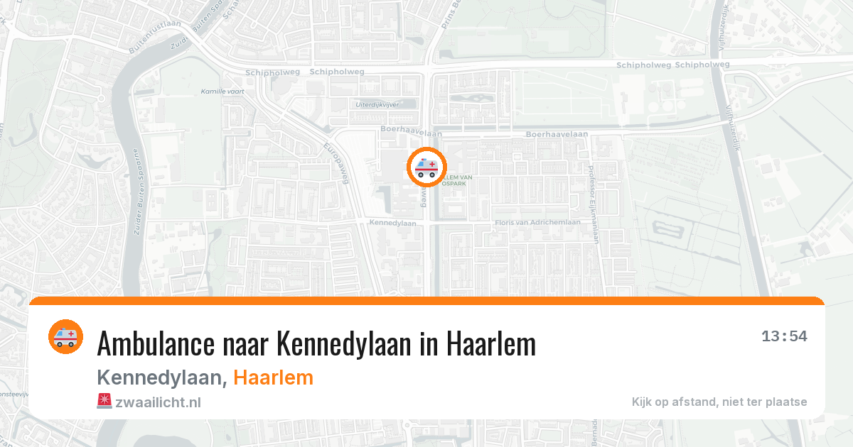 Ambulance naar Kennedylaan in Haarlem — 4 aug 2026