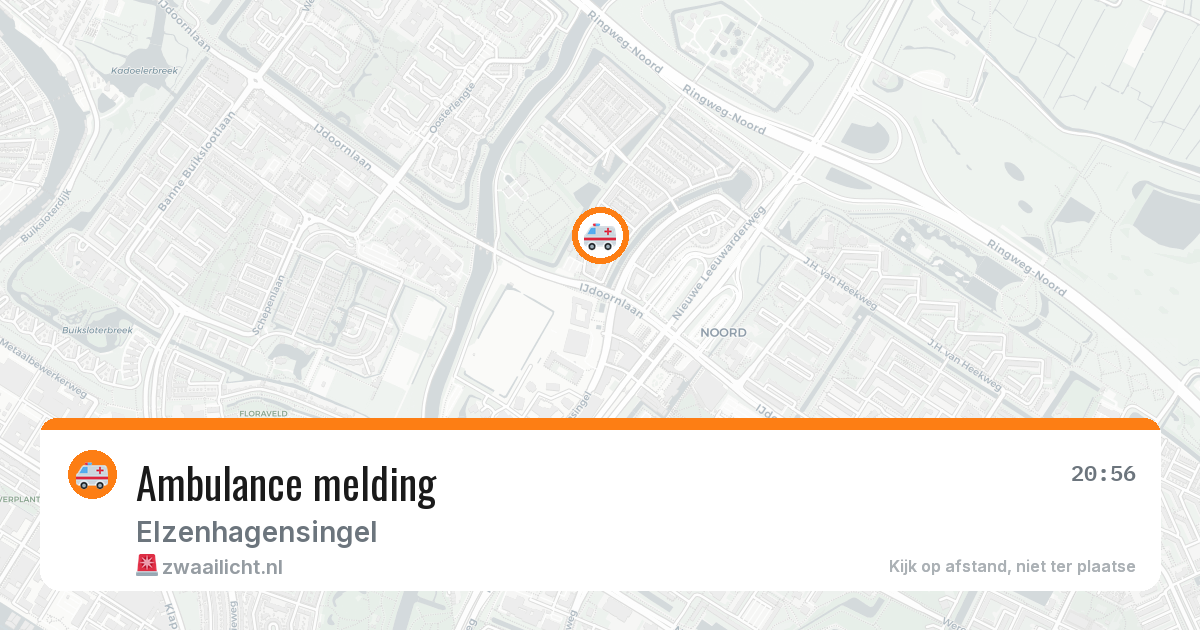 Ambulance melding — 6 jul 2026