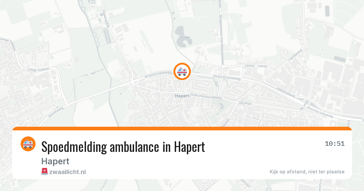 Spoedmelding ambulance in Hapert — 23 jan 2026