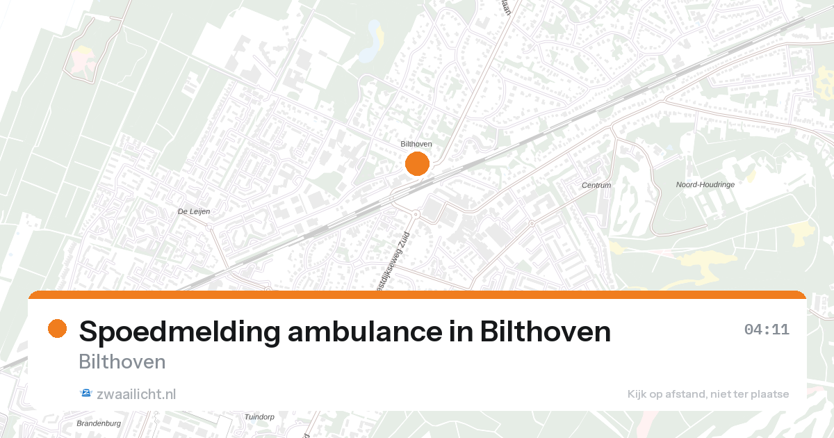 Spoedmelding ambulance in Bilthoven — 7 feb 2026
