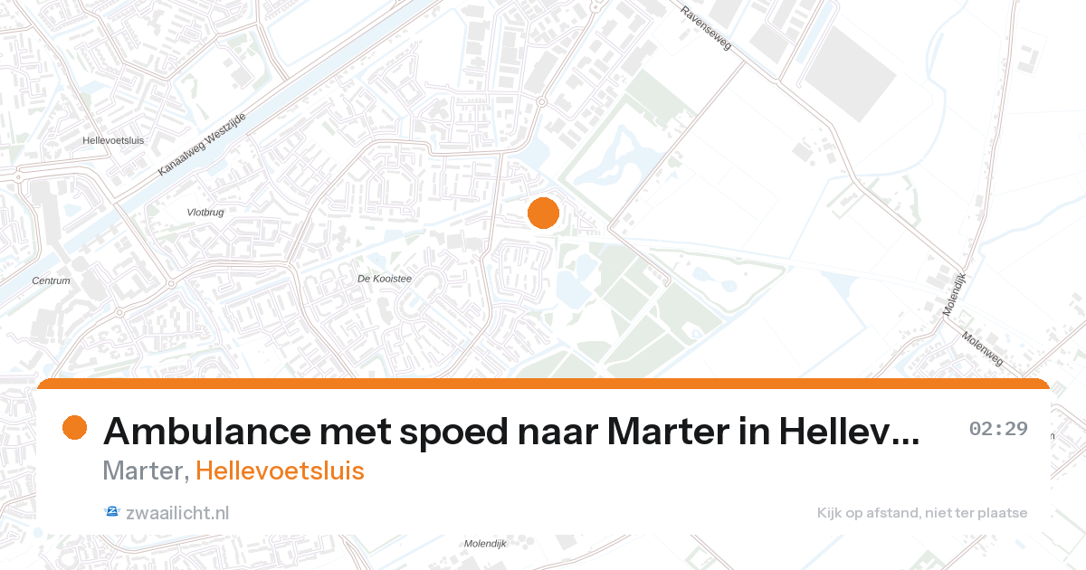 Ambulance met spoed naar Marter in Hellevoetsluis — 1 feb 2026