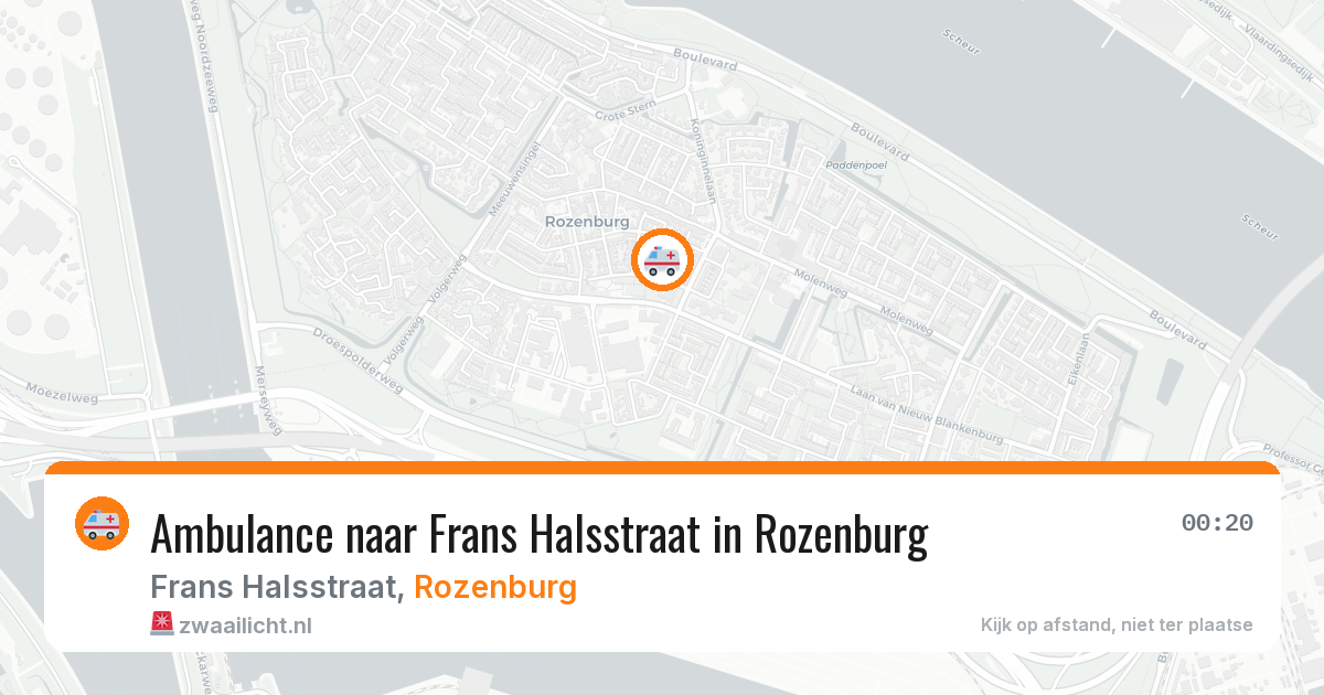 Ambulance naar Frans Halsstraat in Rozenburg — 5 mei 2026