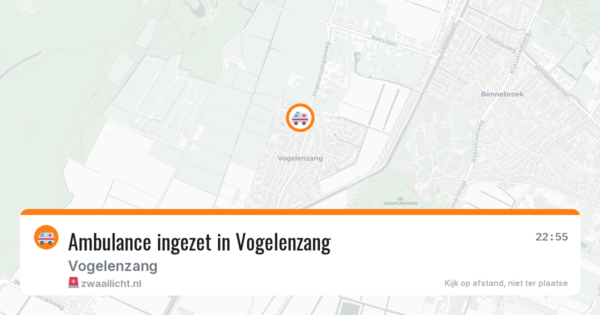 Ambulance ingezet in Vogelenzang — 28 jun 2026