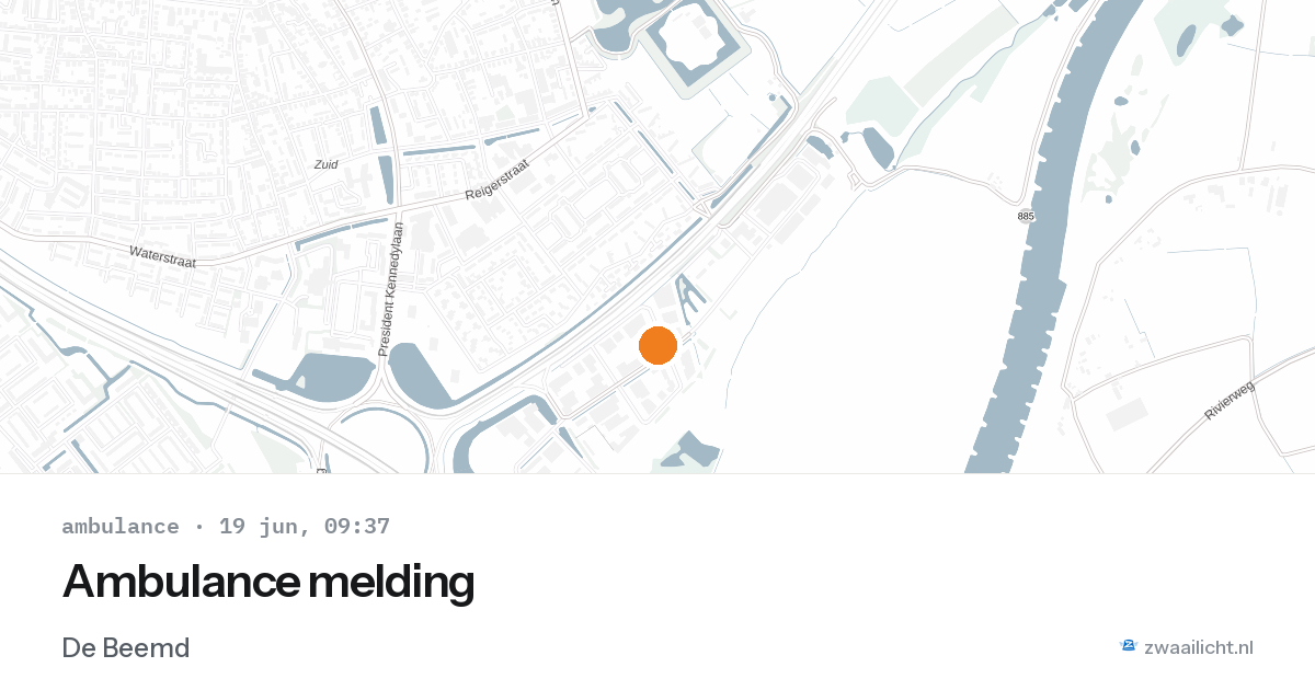 Ambulance melding — 19 jun 2026