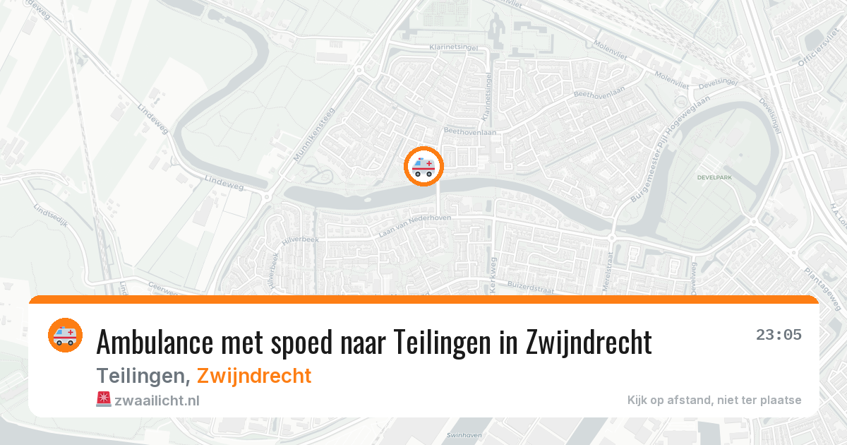 Ambulance met spoed naar Teilingen in Zwijndrecht — 27 jan 2026