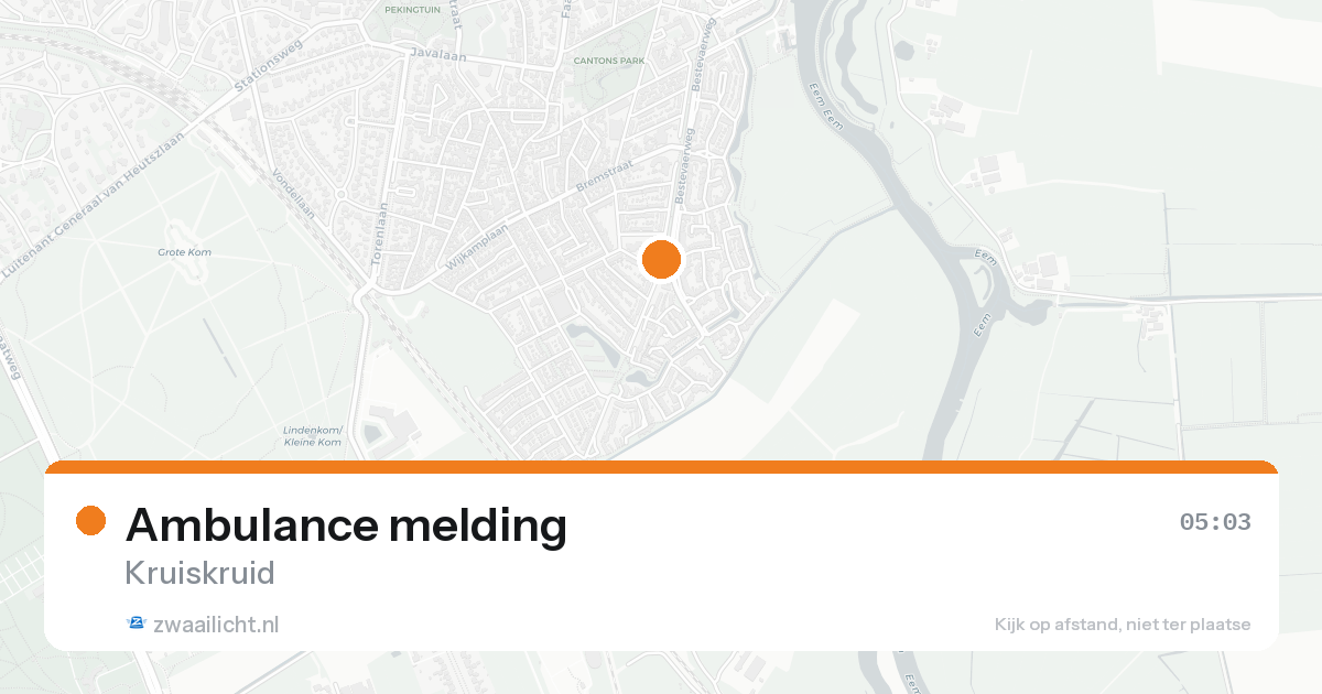 Ambulance melding — 31 jan 2026