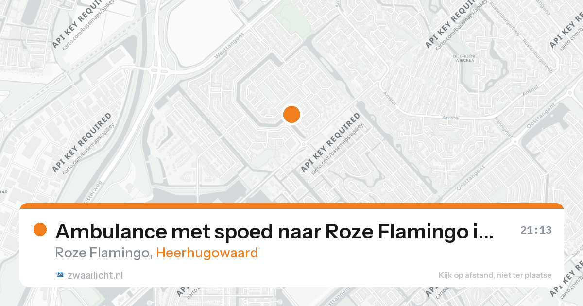 Ambulance met spoed naar Roze Flamingo in Heerhugowaard — 31 jan 2026