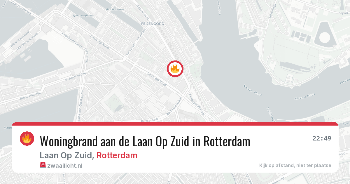 Woningbrand aan de Laan Op Zuid in Rotterdam — 3 apr 2026