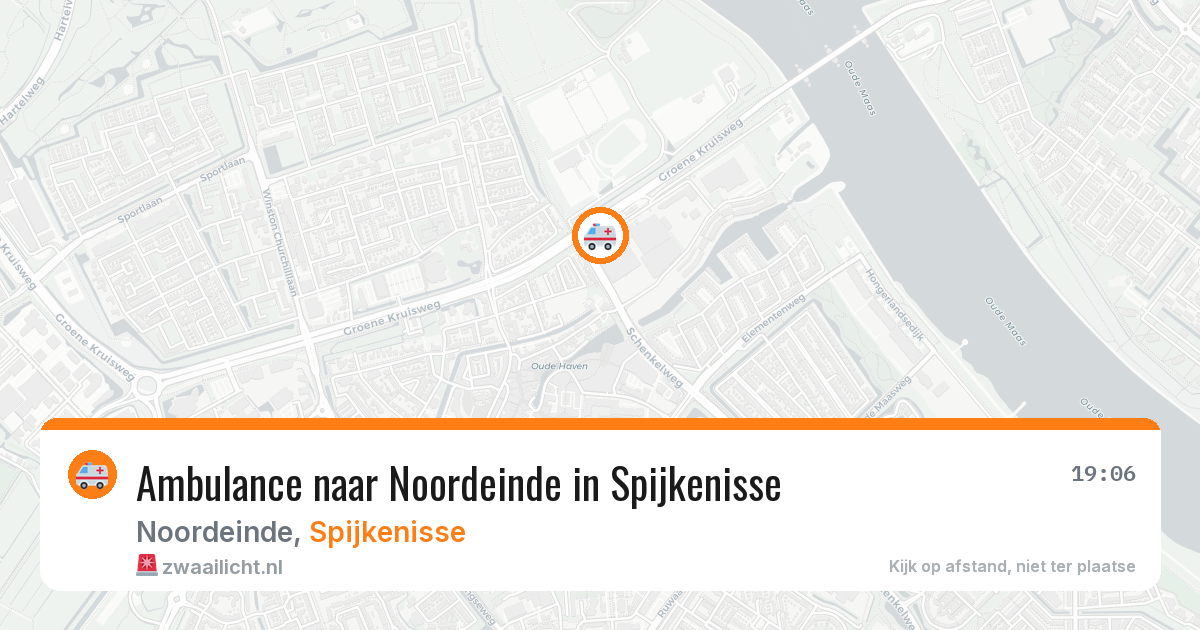 Ambulance naar Noordeinde in Spijkenisse — 27 jun 2026