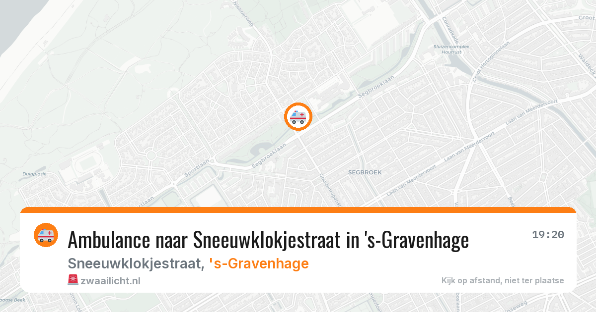 Ambulance naar Sneeuwklokjestraat in 's-Gravenhage — 3 jun 2026
