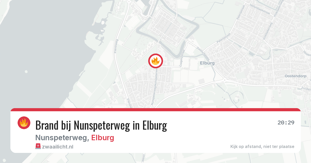 Brand bij Nunspeterweg in Elburg — 5 mei 2026
