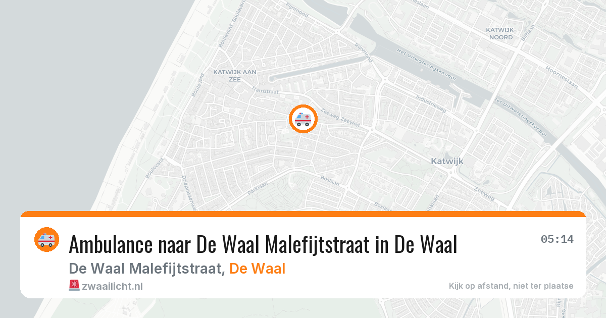 Ambulance naar De Waal Malefijtstraat in De Waal — 7 feb 2026