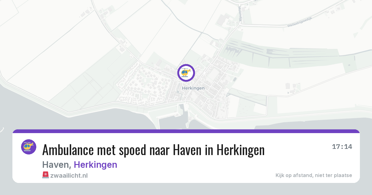 Ambulance met spoed naar Haven in Herkingen — 29 apr 2026