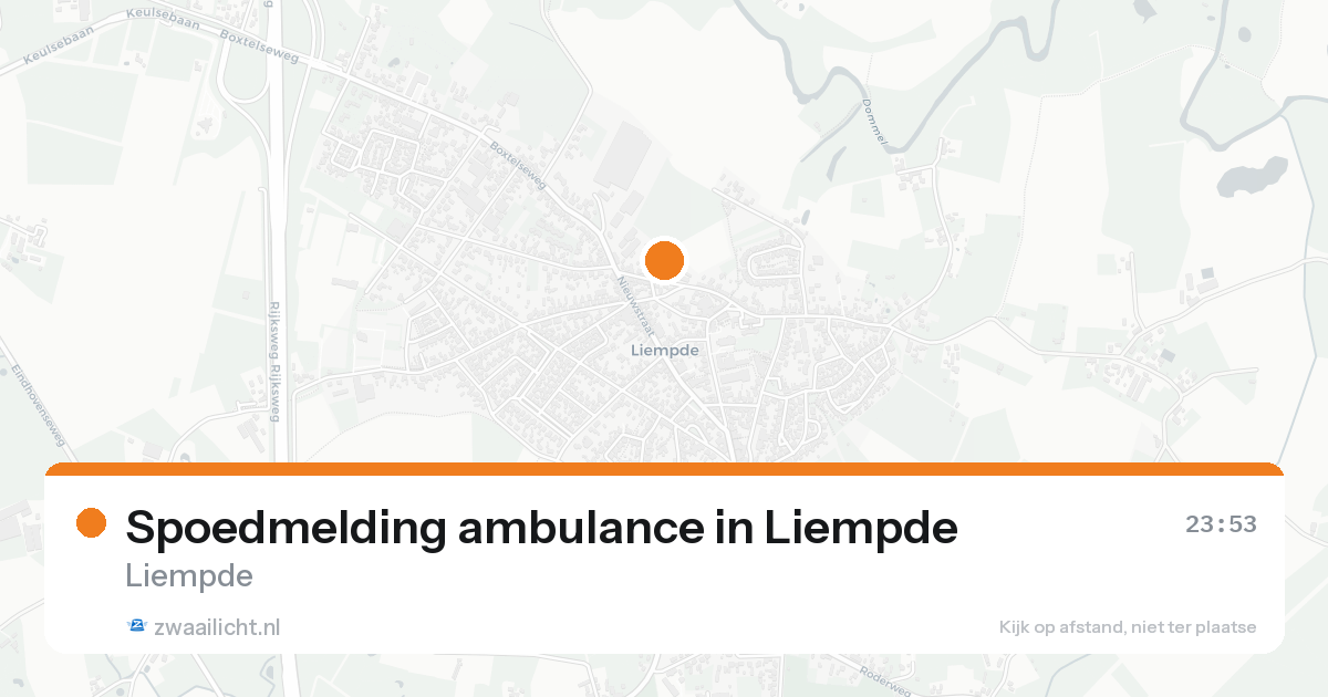 Spoedmelding ambulance in Liempde — 7 feb 2026