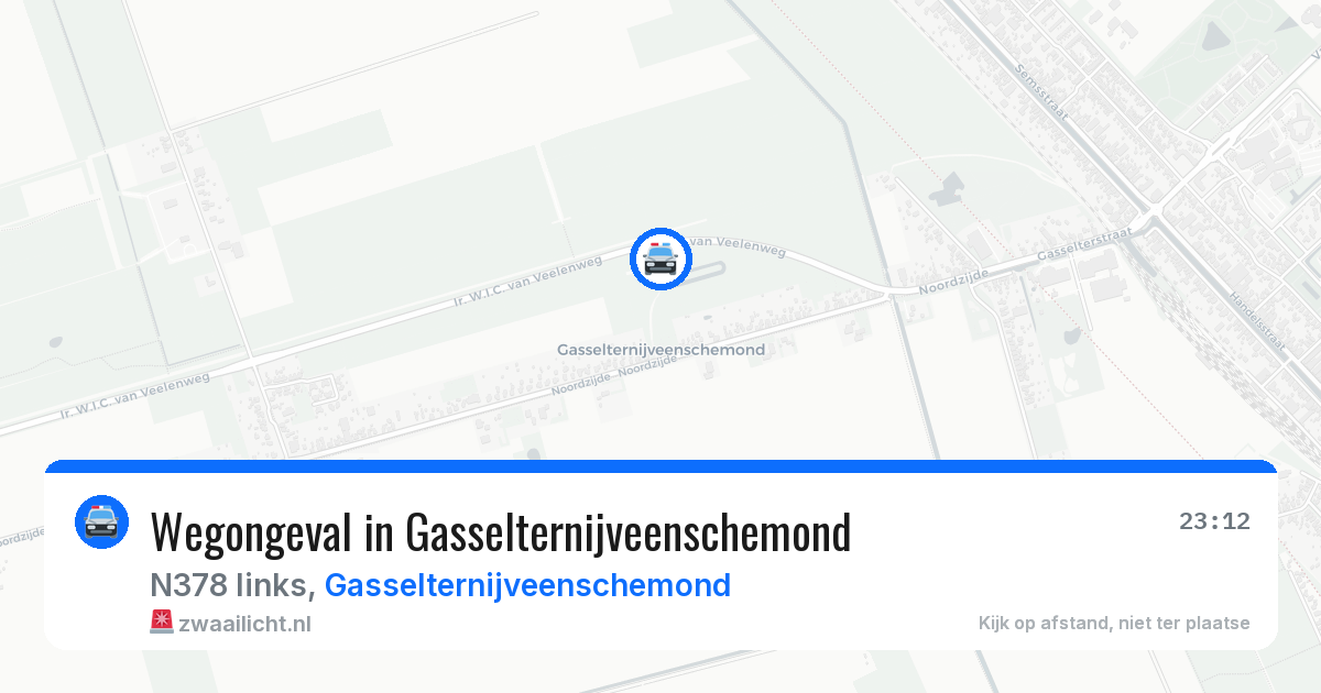 Wegongeval in Gasselternijveenschemond — 1 apr 2026