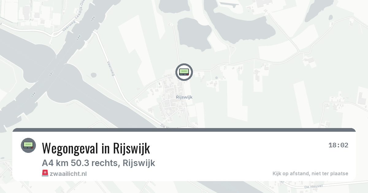 Wegongeval in Rijswijk — 17 feb 2026