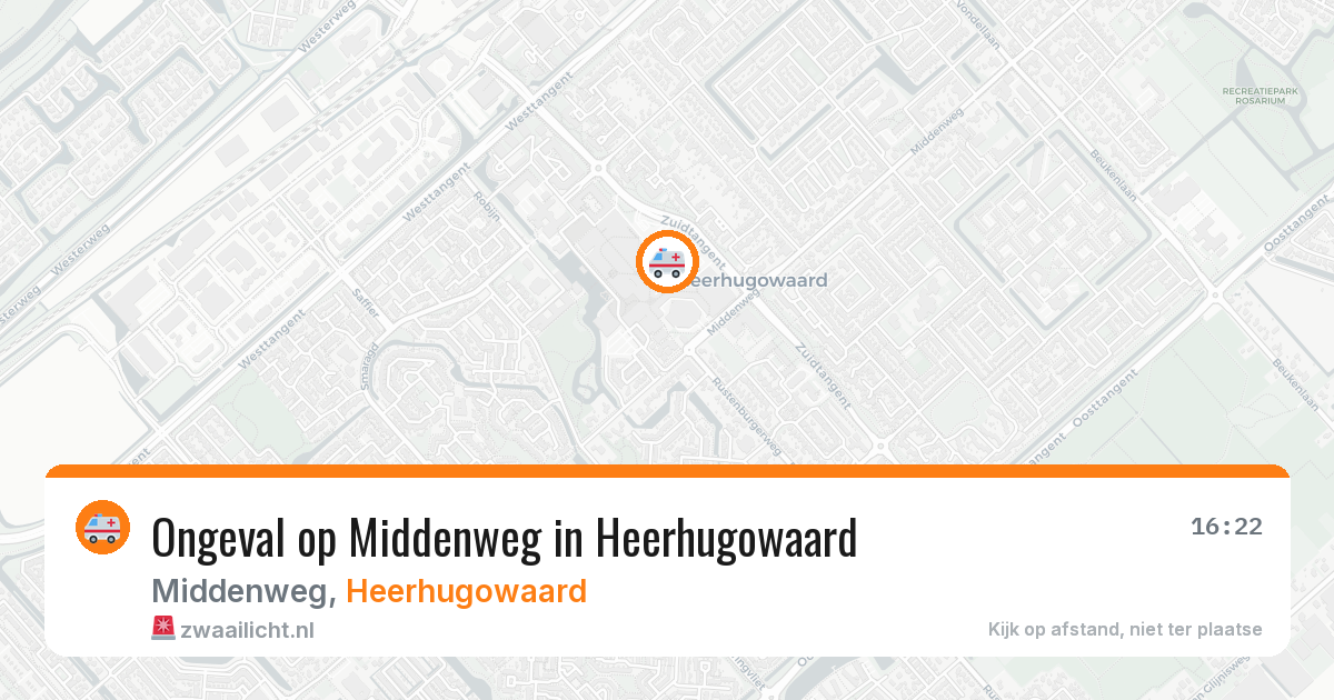 Ongeval op Middenweg in Heerhugowaard — 10 jun 2026