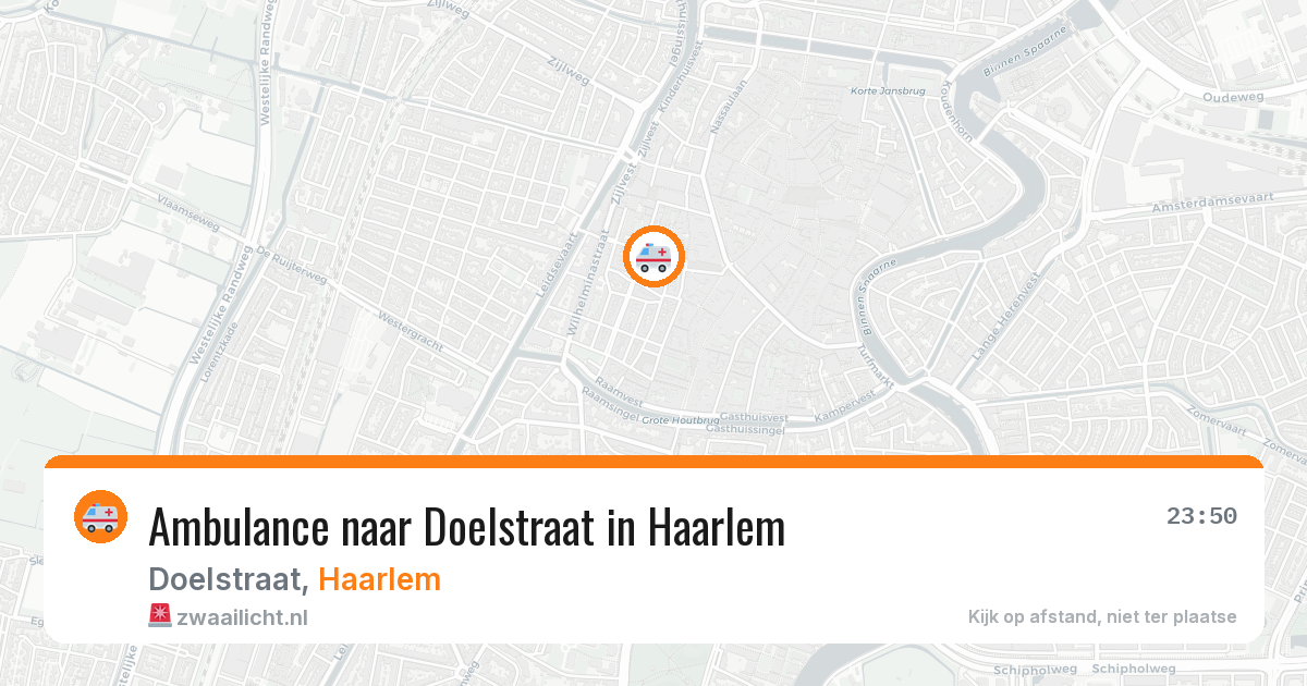 Ambulance naar Doelstraat in Haarlem — 3 aug 2026