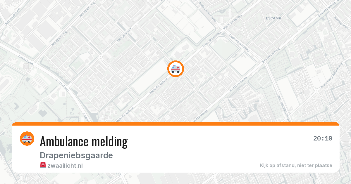Ambulance melding — 4 mei 2026