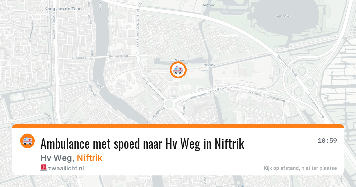 Ambulance met spoed naar Hv Weg in Niftrik — 9 mei 2026