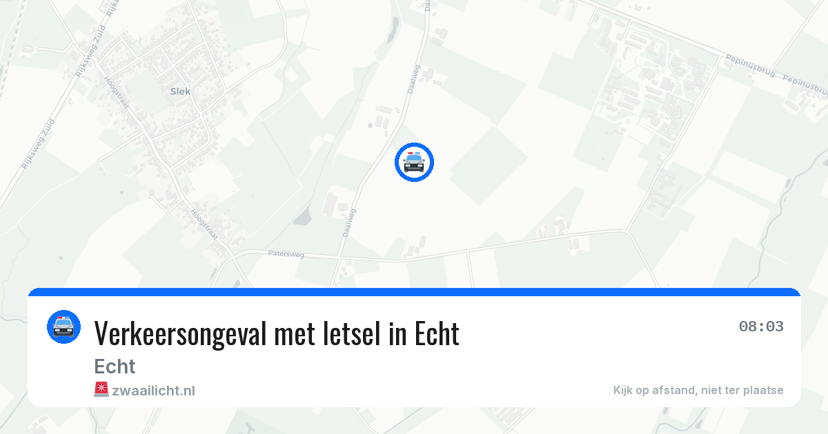 Verkeersongeval met letsel in Echt — 9 feb 2026