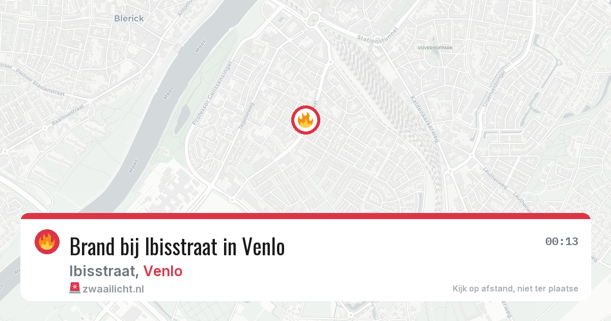 Brand bij Ibisstraat in Venlo — 3 jun 2026